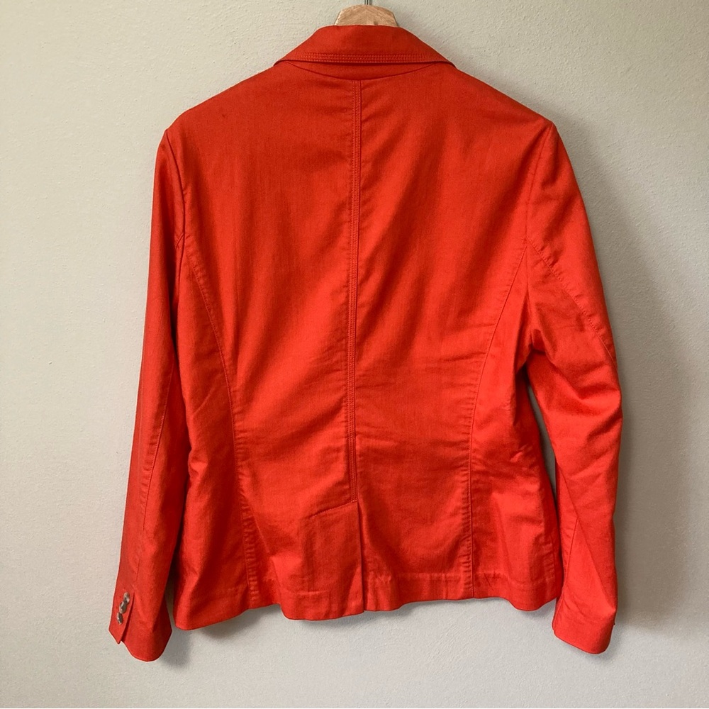L.L. Bean Orange Blazer M - Picture 5 of 7